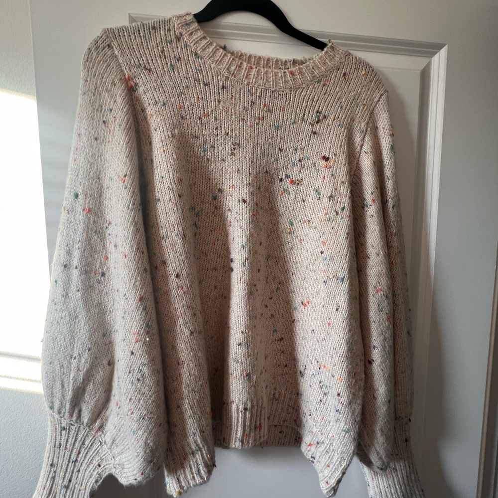 Vici Multicolor Speckled Knit Sweater